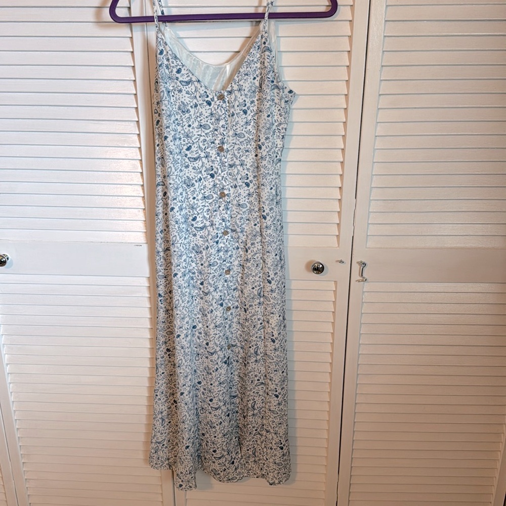 Sierra sky blue floral sundress